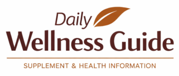 “Daily Wellness Guide logo representing supplement and wellness information website”